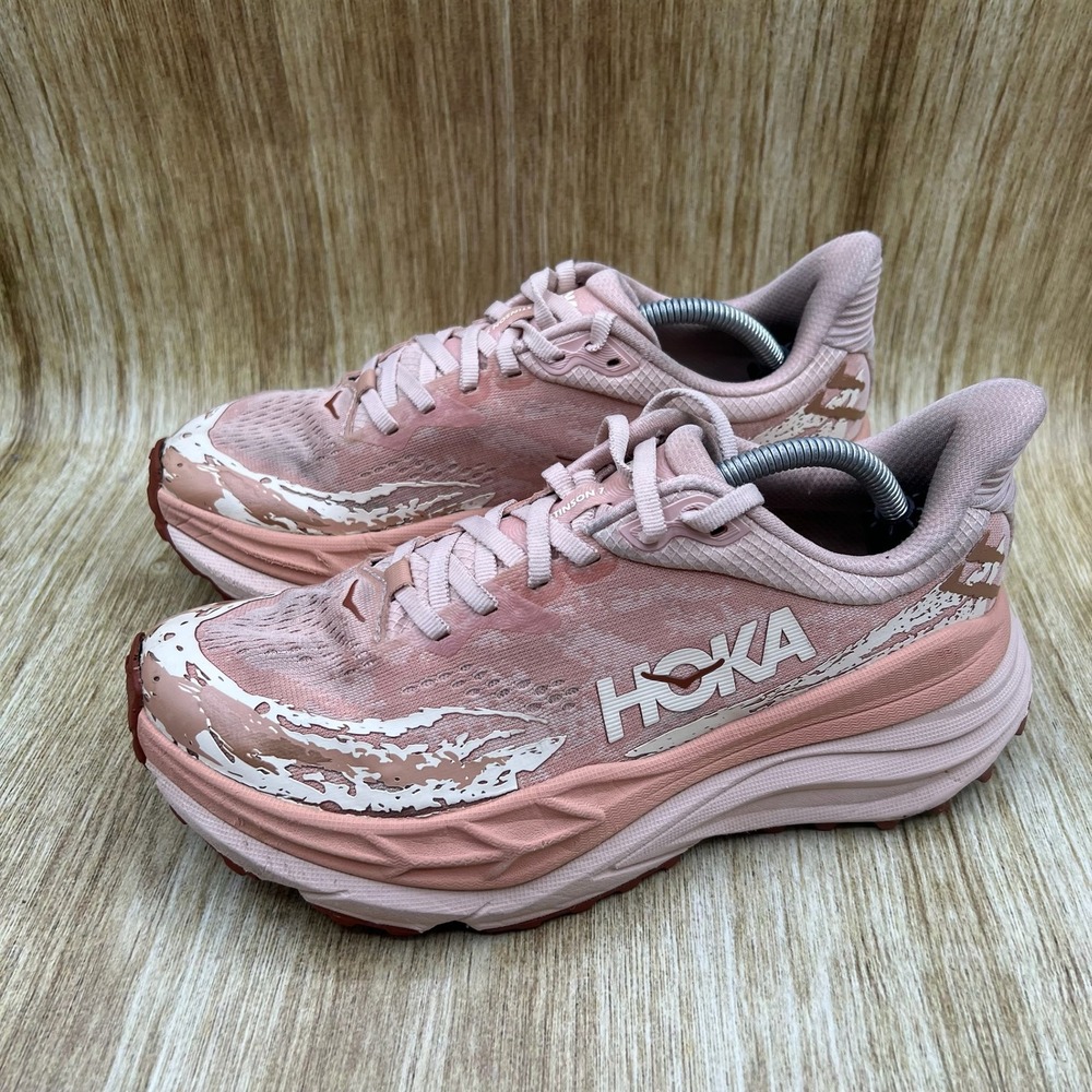 Hoka One One Stinson 7 Women's Size 7.5 Cream Trail Running Shoes 1141531-CRMS - Picture 3 of 10